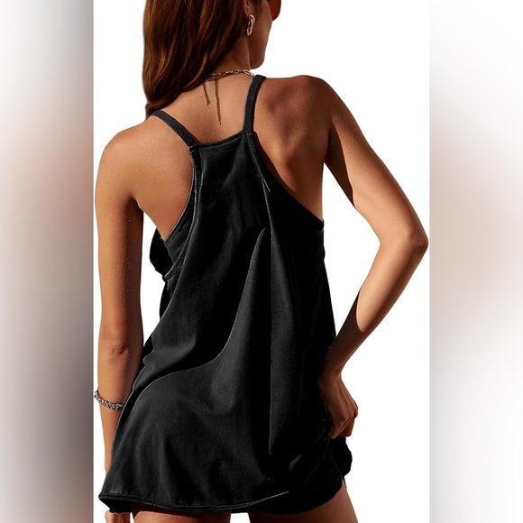 Athletic Mini Dress with Built in Shorts - Picture 2 of 5